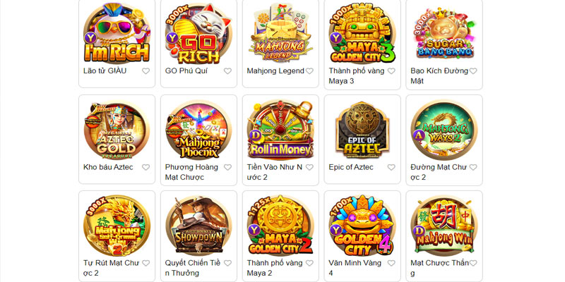 77Win cung cấp đa dạng các thể loại game nổ hũ